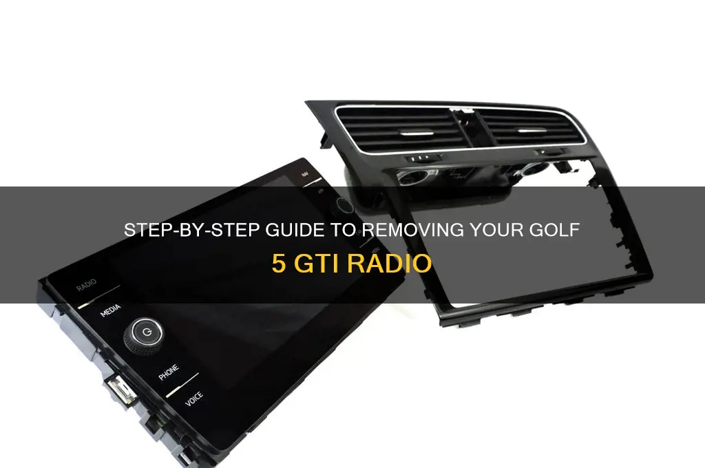 how to remove golf 5 gti radio