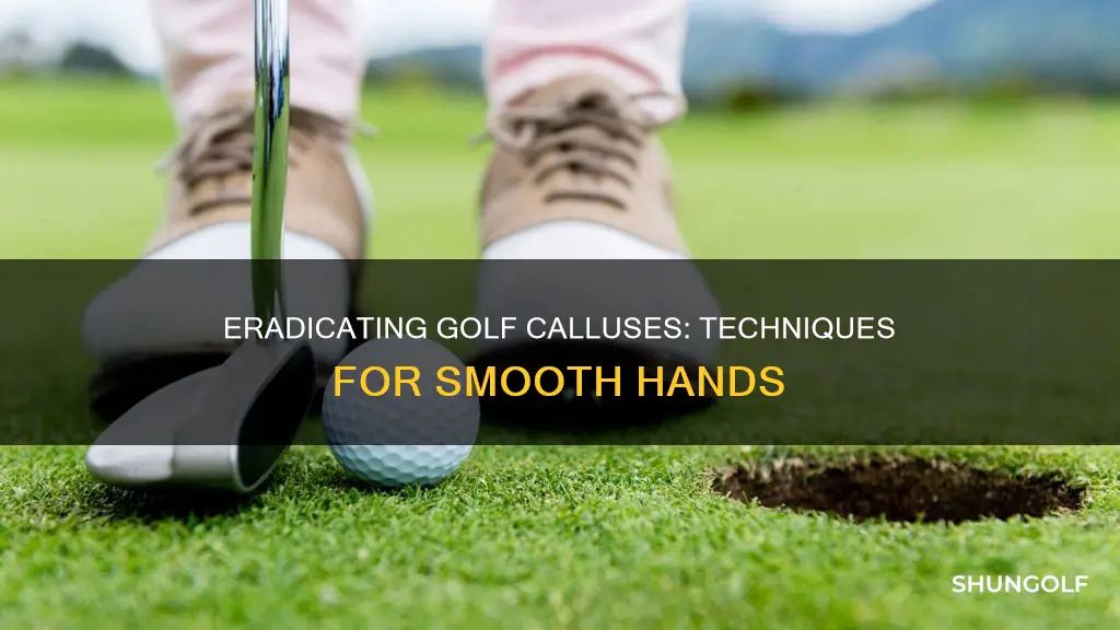 how to remove golf calluses