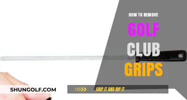 Easy Steps to Remove Golf Club Grips Safely and Efficiently