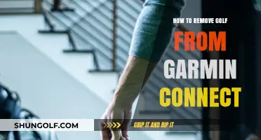 How to Remove Golf Activity from Garmin Connect Easily