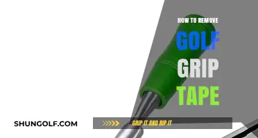 Effortless Golf Grip Tape Removal: A Step-by-Step Guide