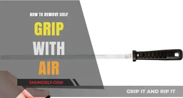 Effortless Golf Grip Removal: The Air-Powered Solution