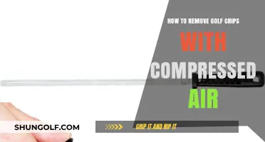 Effortless Grip Removal: Using Compressed Air in Golf Maintenance
