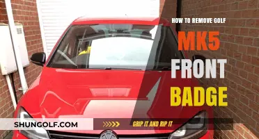 Easy DIY Guide: Removing the Front Badge on Your Golf MK5