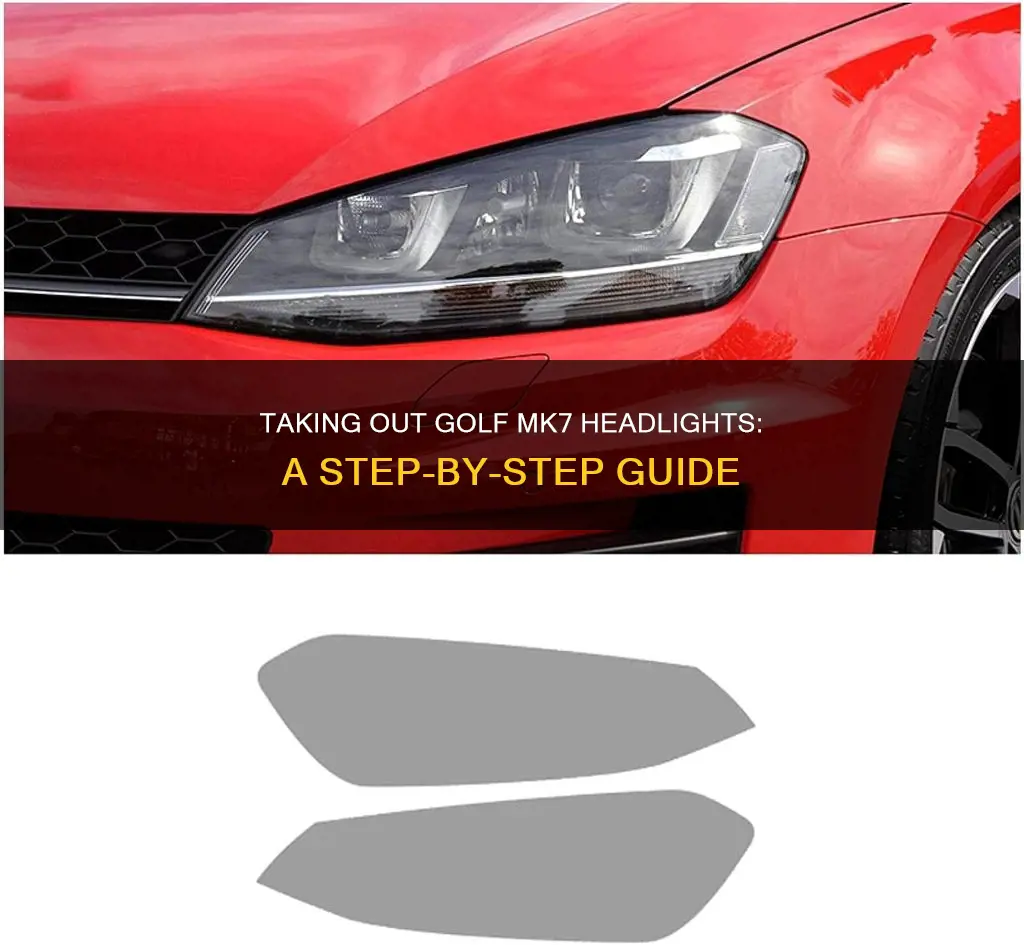how to remove golf mk7 headlight