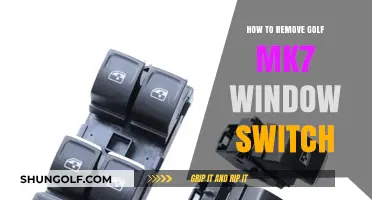 Step-by-Step Guide: Removing Golf MK7 Window Switch Easily