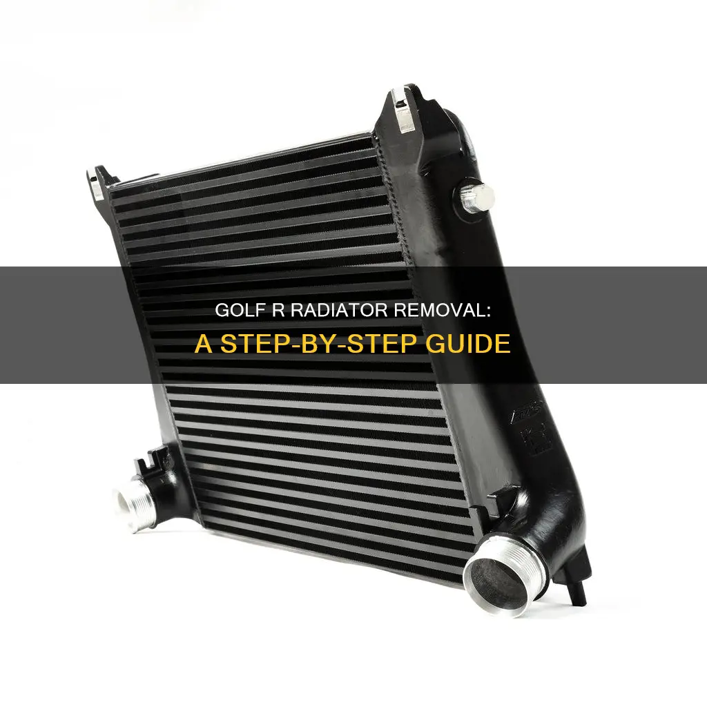 how to remove golf r radiator