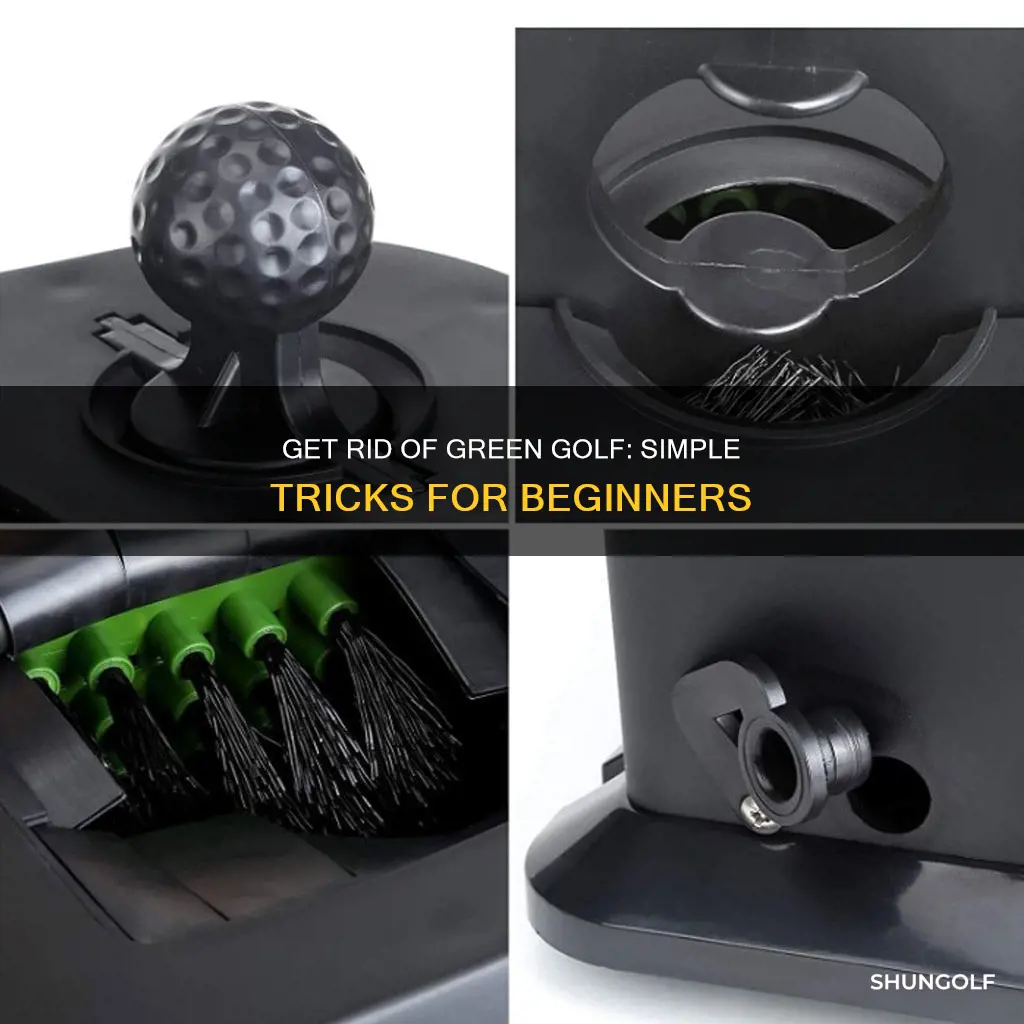how to remove green golf