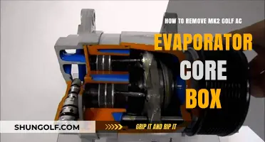 Step-by-Step Guide to Removing MK2 Golf AC Evaporator Core Box