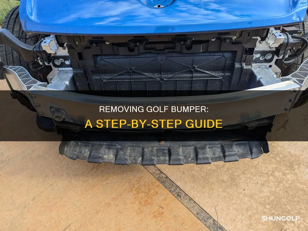 how to remove mk2 golf bumper
