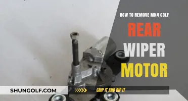 Step-by-Step Guide to Removing Your MK4 Golf Rear Wiper Motor