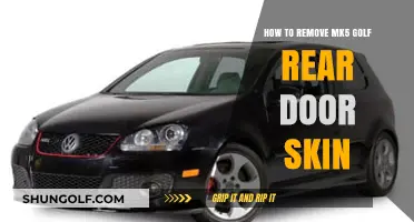 Step-by-Step Guide to Removing MK5 Golf Rear Door Skin