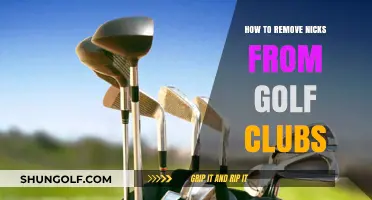 Fix Your Golf Clubs: Easy Steps to Remove Nicks and Scratches