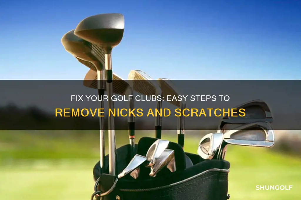 how to remove nicks from golf clubs