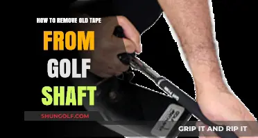 Effective Techniques to Remove Old Tape from Golf Shafts Easily