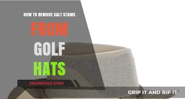 Effective Methods to Remove Salt Stains from Golf Hats Easily