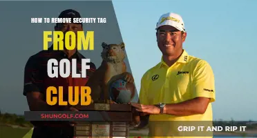 Effective Methods to Safely Remove Security Tags from Golf Clubs