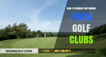 Effective Techniques to Remove Sky Marks from Your Golf Clubs
