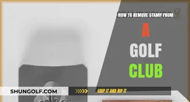 Effective Methods to Remove Stamps from Your Golf Club Easily