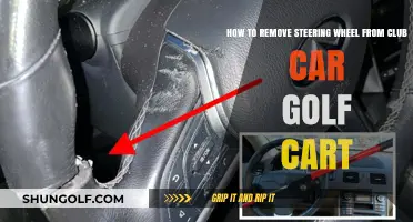 Easy Guide to Removing a Club Car Golf Cart Steering Wheel