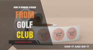 Effective Methods to Remove Stickers from Your Golf Club Easily
