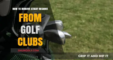 Effective Tips to Remove Sticky Residue from Your Golf Clubs