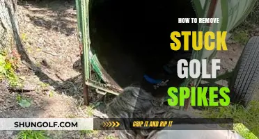 Efficiently Removing Stuck Golf Spikes