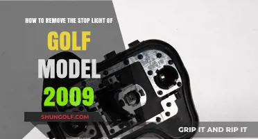 Removing the Stop Light on a 2009 Golf Model: A Step-by-Step Guide