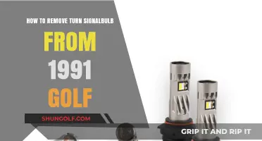 Easy Steps to Replace Your 1991 Golf Turn Signal Bulb