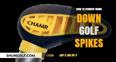 Quick Guide: Removing Worn Golf Spikes for Better Traction