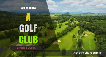 Revitalize Your Golf Club: A Step-by-Step Renewal Guide