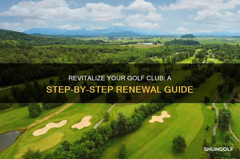 how to renew a golf club