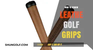 Revive Your Game: A Guide to Renewing Leather Golf Grips