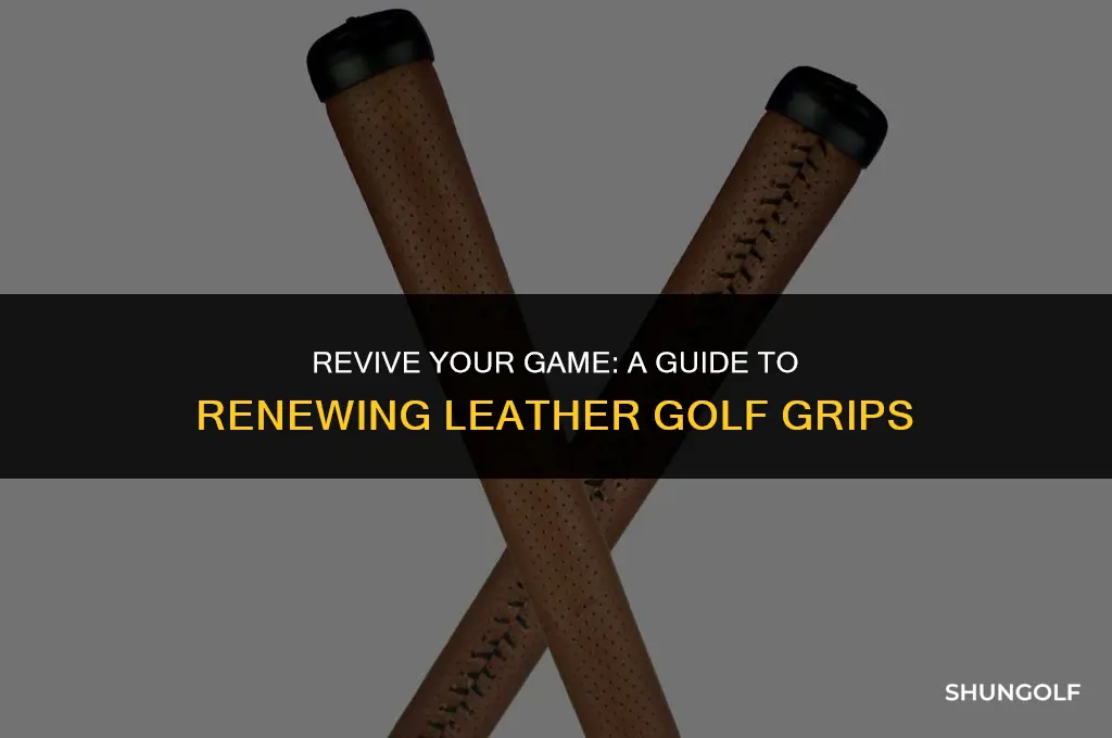 how to renew leathe golf grips
