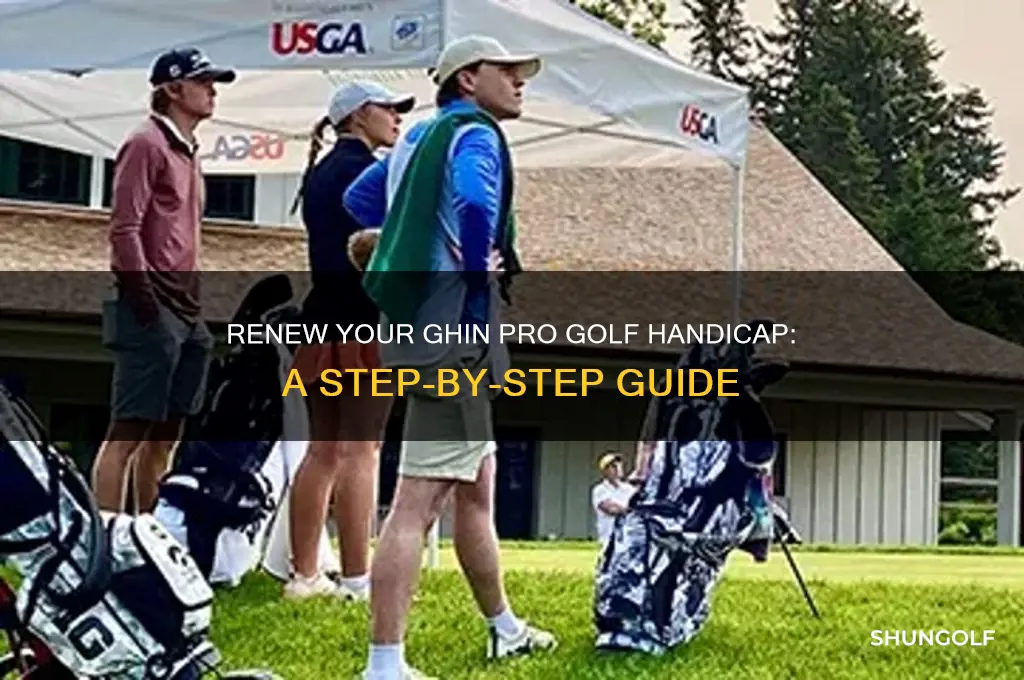 how to renew your ghin pro golf