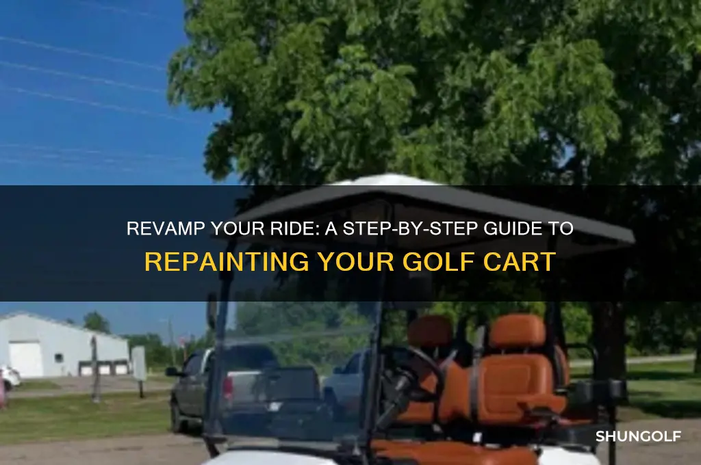 how to repaint a golf cart