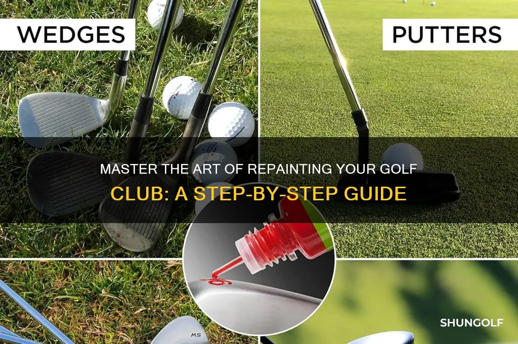 how to repaint a golf club
