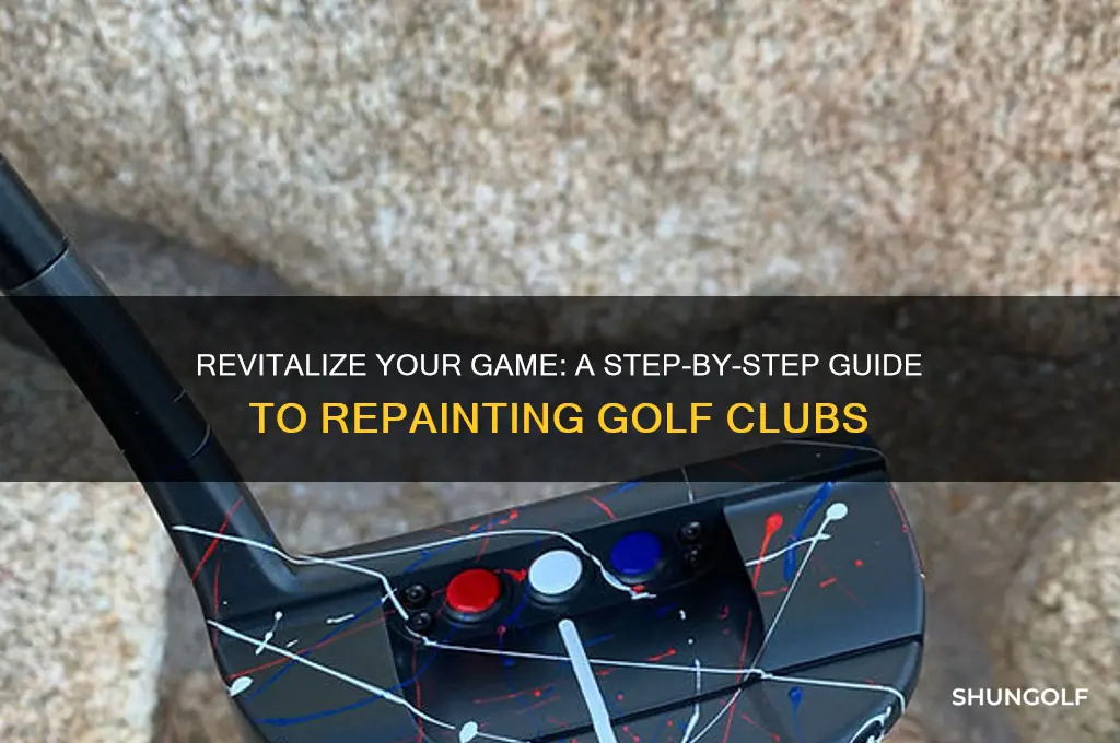 how to repaint golf clubs