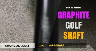 Revamp Your Golf Game: A Guide to Repainting Graphite Shafts