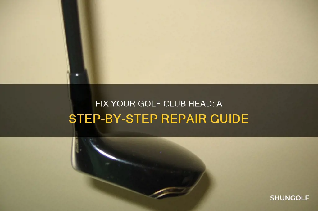 how to repair a golf club head