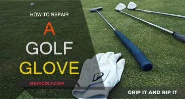 Repairing Your Golf Glove: A Quick DIY Guide