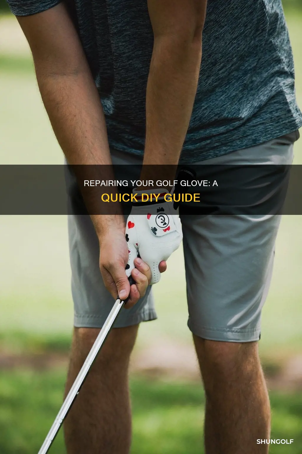 how to repair a golf glove