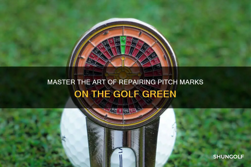 how to repair a pitch mark golf