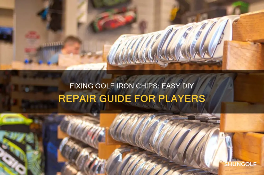 how to repair chips in golf irons