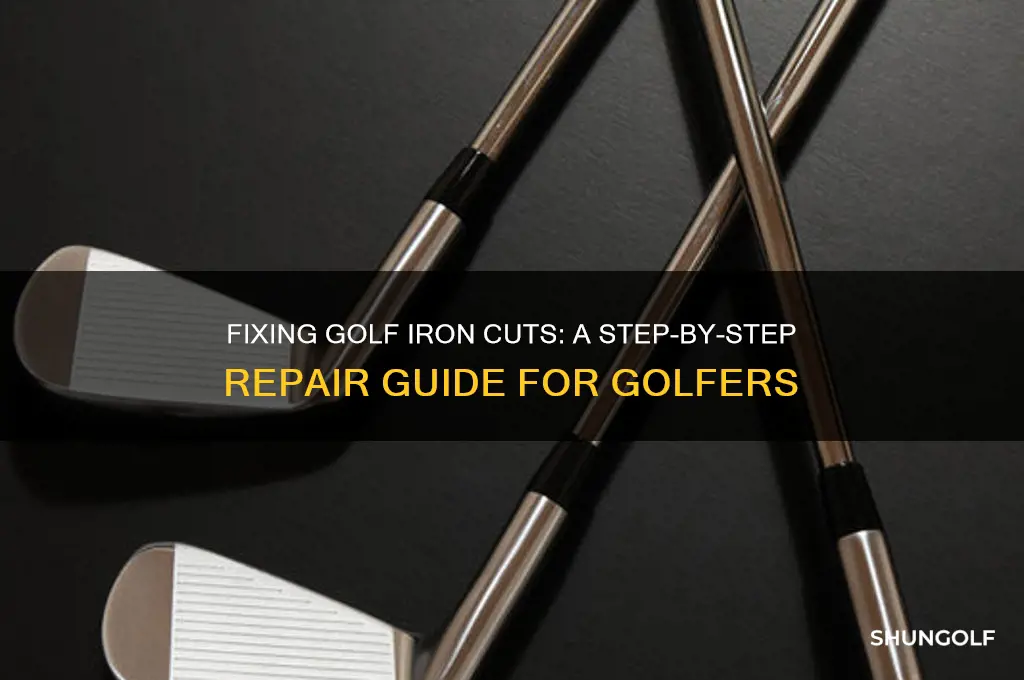 how to repair cuts in golf irons