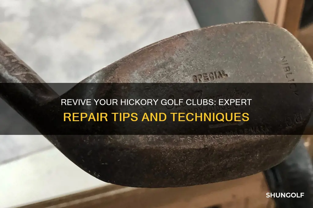how to repair hickory golf clubs