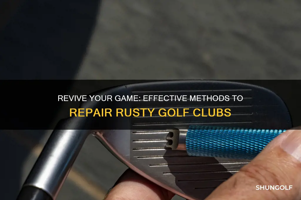 how to repair rusty golf clubs