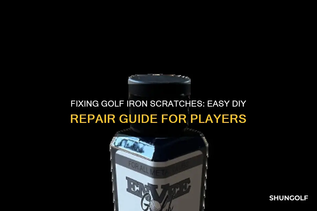 how to repair scratch in golf irons