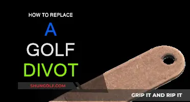 Golf Etiquette: Replacing Divots, Step by Step