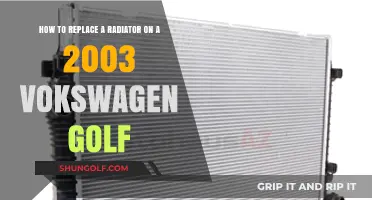DIY Guide: Replacing a Radiator on a 2003 Volkswagen Golf